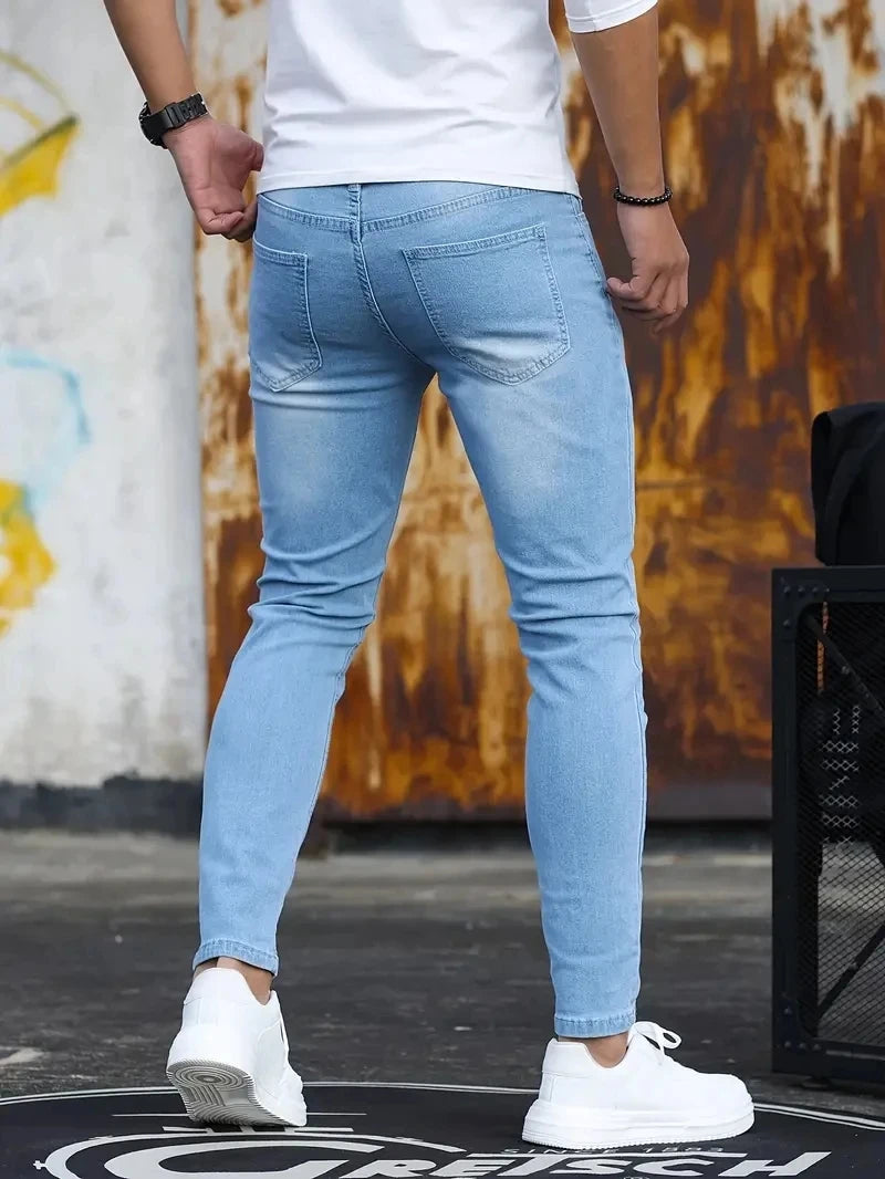 Jeans Retro Slim Fit - Sofisticação e Conforto em Grande Estilo