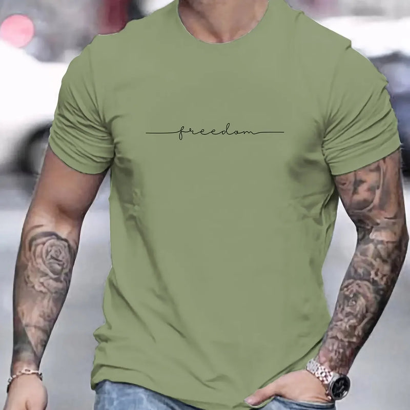 Camiseta FREEDOM 100% Algodão - Liberdade com Elegância