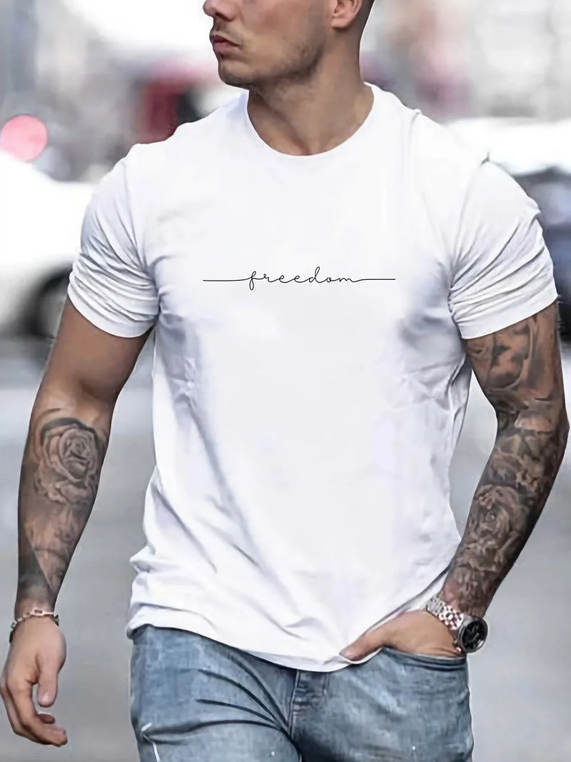 Camiseta FREEDOM 100% Algodão - Liberdade com Elegância